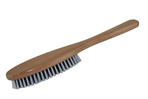 Clothes brush wood handle - wood,