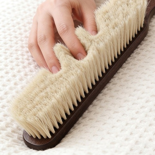 Walnut wood clothes brush - clothes,