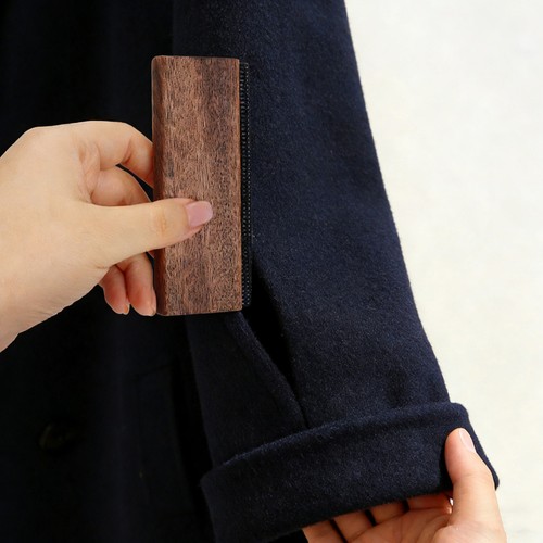 Manual wood handle - handle, fabric