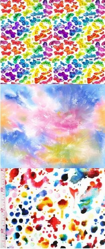 Printed brushed winceyette - brushed,